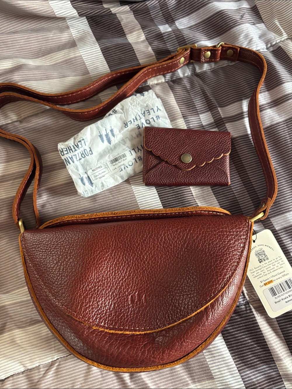 Portland leather koala bag